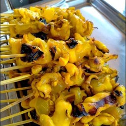 ปลาหมึกย่าง