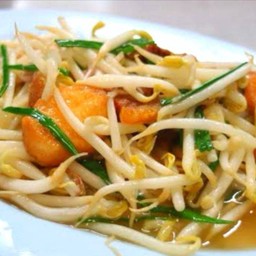 ถั่วงอดผัดเต้าหู้