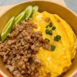 ข้าวไข่ข้นหมูสับ