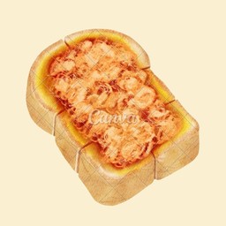 Toasted Bread with Spicy Pork Floss