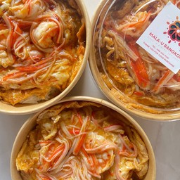 ข้าวหน้าไข่ข้นต้มยำ