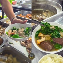 เกาเหลาเลือดหมู เฮียต้น เกาเหลานายกุ้ง