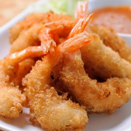 กุ้งชุบแป้งทอด