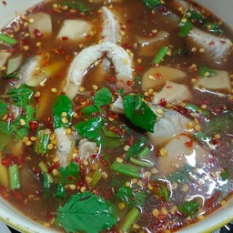 ต้มยำปลากะพงน้ำข้น