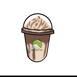 นมปั่นราดซอสช็อกโกแลต