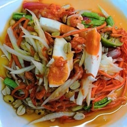 ส้มตำ ไข่ เ ค็ ม