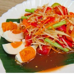 ตำไทยไข่เค็ม