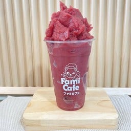 บลูเบอร์รี่+สตรอว์เบอร์รี่สมูทตี้