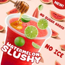 Watermelon Slushy [no ice] เนื้อแตงโมปั่นฉ่ำๆเย็นชื่นใจ [ไม่ผสมน้ำแข็ง