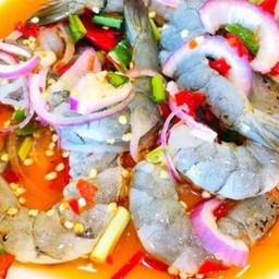ยำกุ้งสด