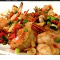 กุ้งผัดพริกเกลือ