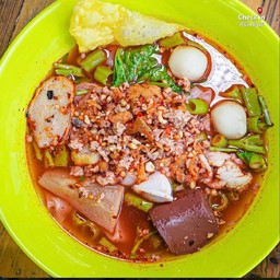 เส้นปลา เย็นตาโฟ+ต้มยำ