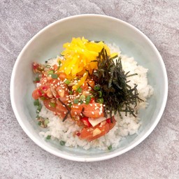 ข้าวแซลมอนดอง ซีอิ๊วซีฟู้ด