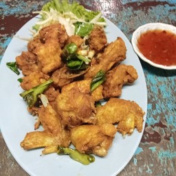 ไก่บ้านทอดเกลือ