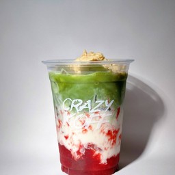 Strawberry Matcha Crumble