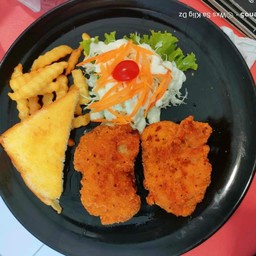 สเต็กไก่ทอดกรอบ