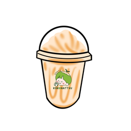 นมปั่นราดซอสคาราเมล