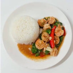 Stir Fried Basil With Shrimp