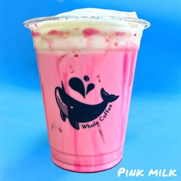 Pink milk
