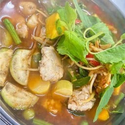 แกงป่าลูกชิ้นปลากราย