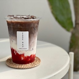 สตรอเบอร์รี่นมสดโกโก้เย็น