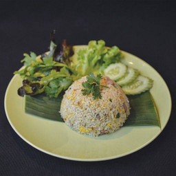 K33- ข้าวผัดหมูชิ้น (Fried Rice with Pork pieces)