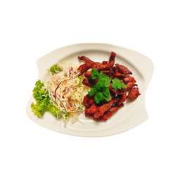 สันคอหมูแดดเดียวทอด