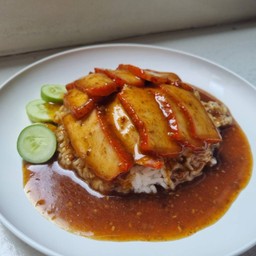 ข้าวหมูแดงล้วน