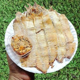 หมึกแห้งบดไซส์ 5 ตัว