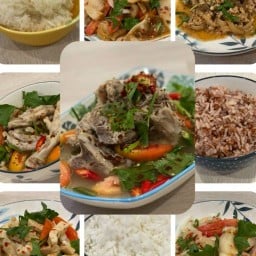 เล้ง และ ข้าวหอม  แม่บุญศรี ตลาดดินแดง