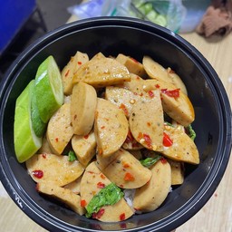 กะเพราหมูยอ