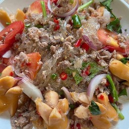 ยำสุ้นเส้นหมูสับ