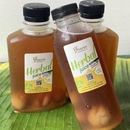 น้ำลำใยมีเนื้อผสมหญ้าหวาน0%(ไม่มีน้ำตาล)250ml