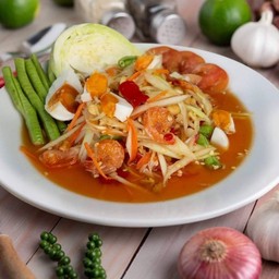 ตำไทยไข่เค็ม