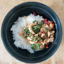สปาเก็ตตี้เบคอนพริกแห้ง&ข้าวกะเพรา&ยำขนมจีน สปาเก็ตตี้เบคอนพริกแห้ง&ข้าวกะเพรา&ยำขนมจีน
