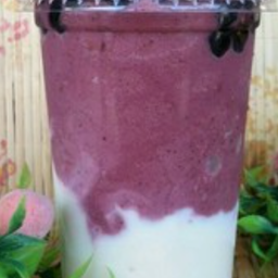 บลูเบอรี่มะนาวโยเกิร์ตปั่น