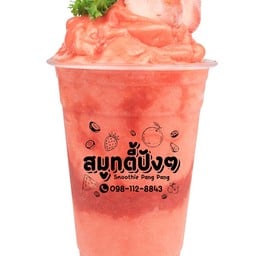 สมูทตี้ผลไม้•ขนมปังปิ้ง