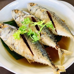 ปลาทูทอดกระเทียม/ราดน้ำปลา