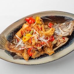 ปลากระพงทอดสามรส