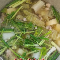 ต้มจืดเต้าหู้+หมูสับ