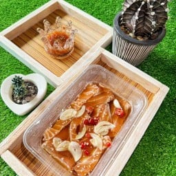 แซลมอนดอง กุ้งดอง ปูดอง