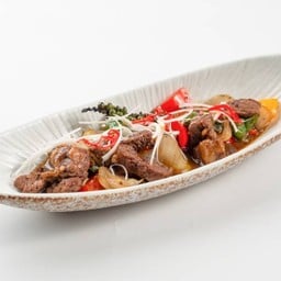 เนื้อสันในออสเตรเลียนพริกไทยดำ