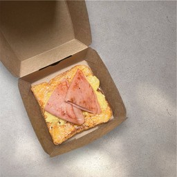 Toast ไข่ข้น+แฮม