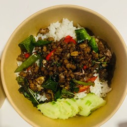 ข้าวกะเพราหมูสับ
