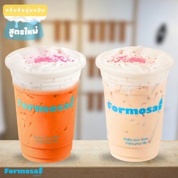 ชาไทยโฟร์ชีส+ชานมโฟร์ชีส( L)159 บาท