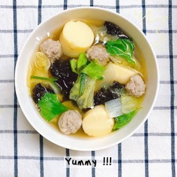 ต้มจืดเต้าหู้หมูสับ