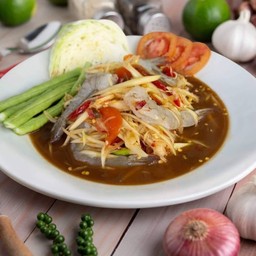 ตำกุ้งสดปลาร้า