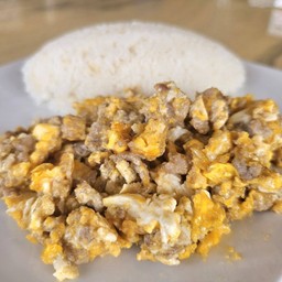 ข้าว หมูสับผัดไข่