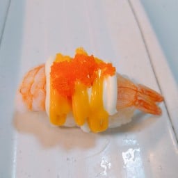 boile shrimp sushi