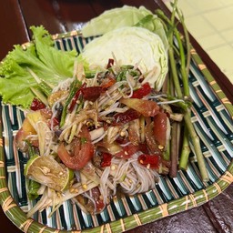 ตำซั่วปูปลาร้า